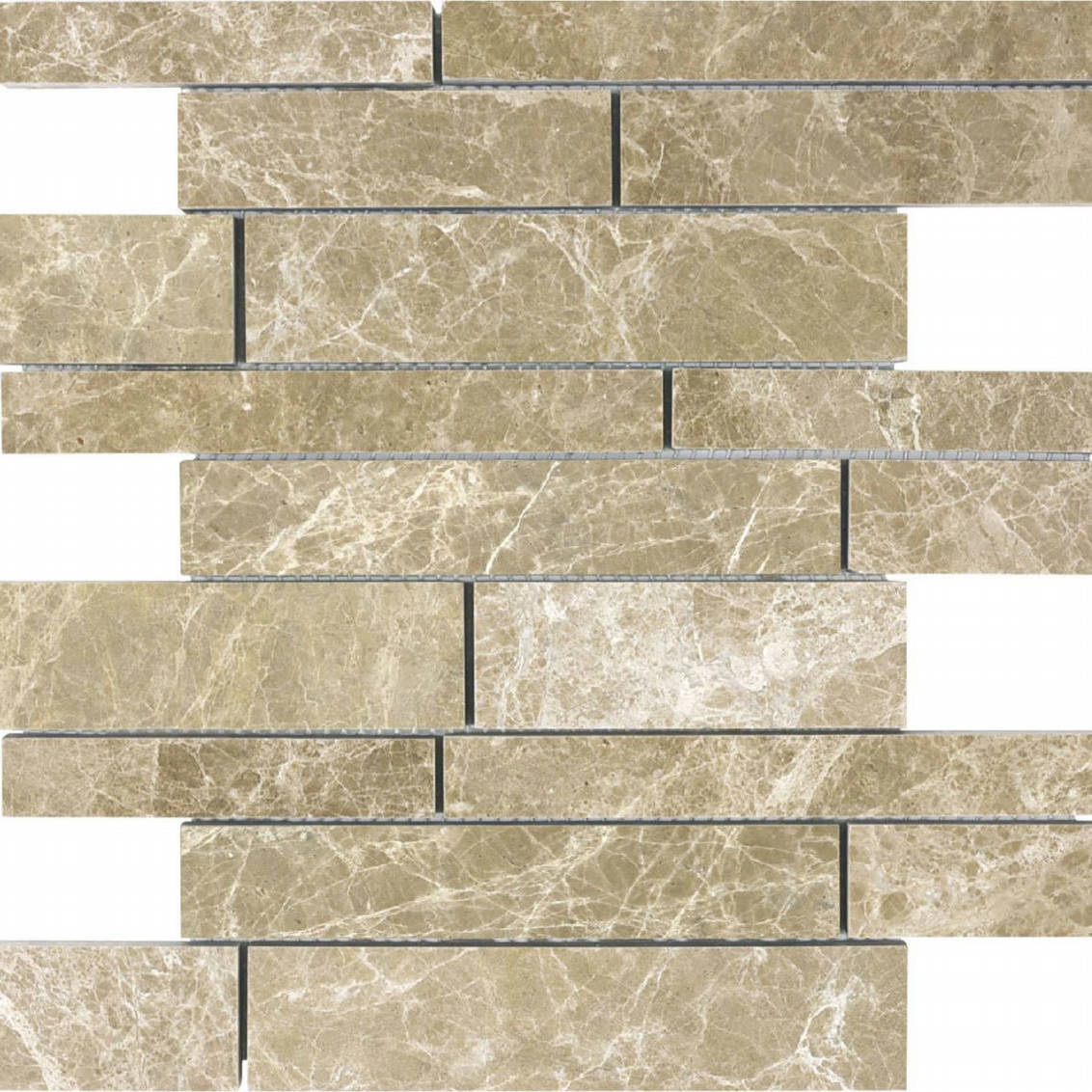Polished Emperador Light Random Strip | Arley Wholesale