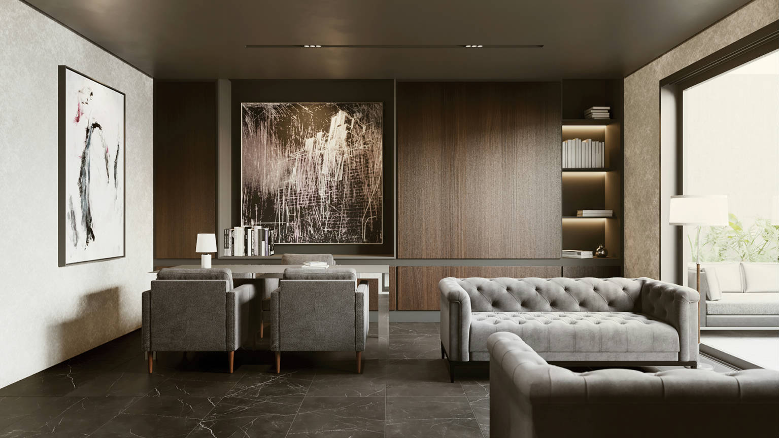 Luxury Tivoli Nero 24x48 | Arley Wholesale