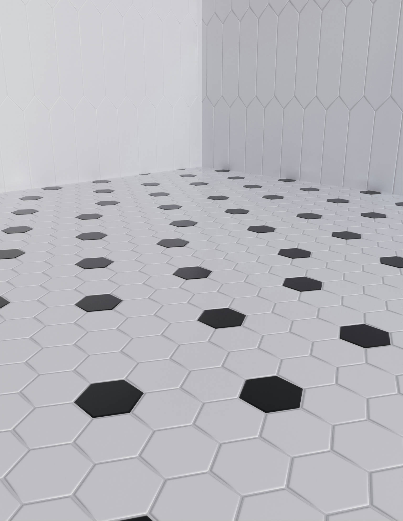 Gloss Gleam Fence Field Tile, Anemone Mosaic | Arley Wholesale