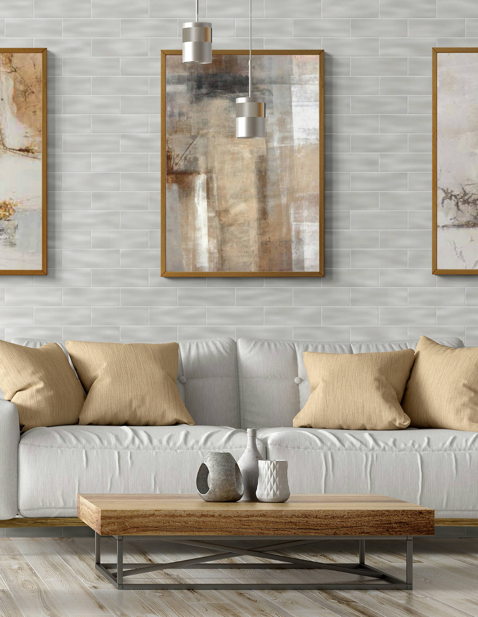 Matte Flint Brickwork Mosaic | Arley Wholesale